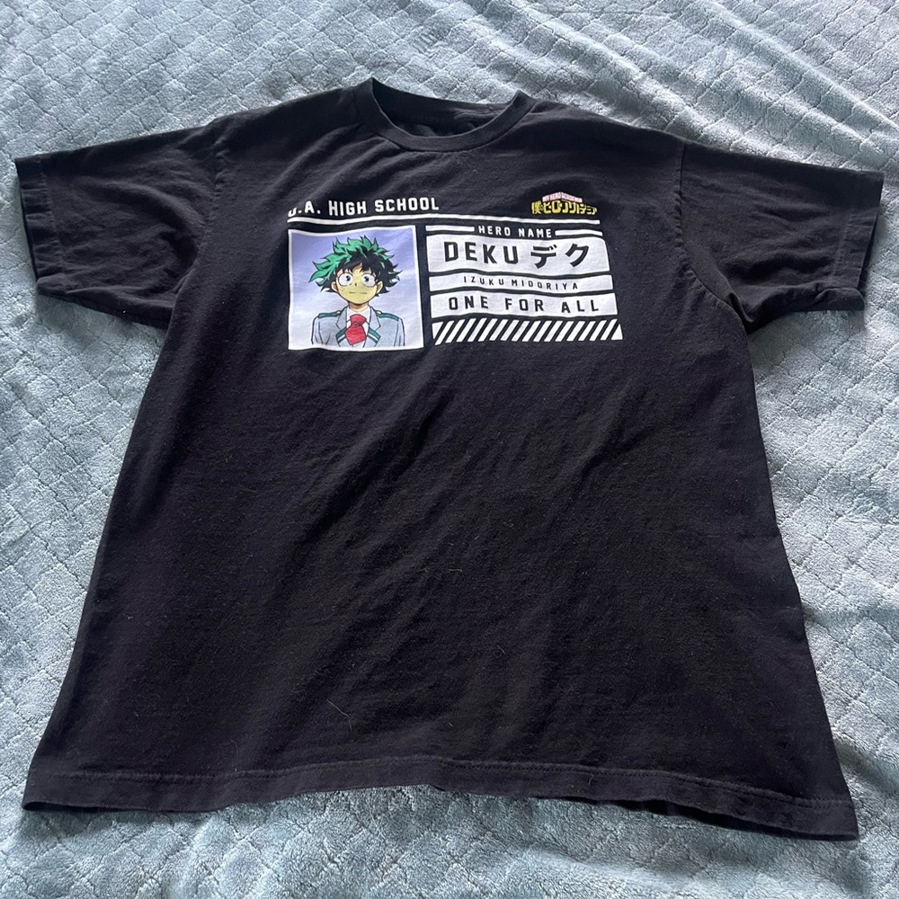 My Hero Academia Deku Black T-Shirt